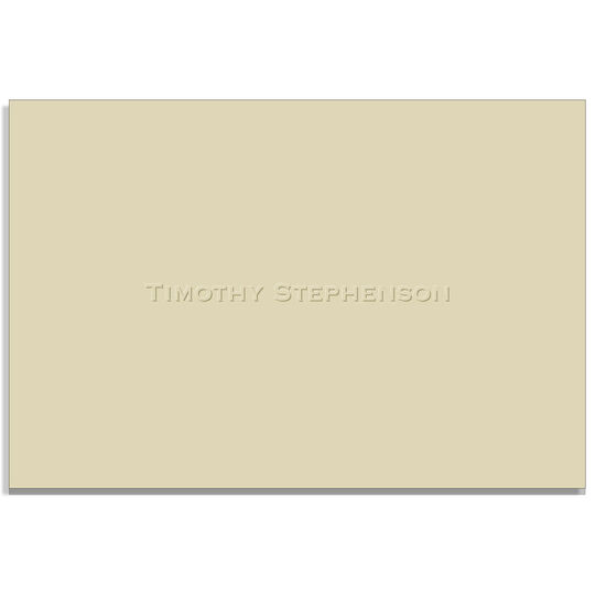 Classic Folded Note Cards - Embossed